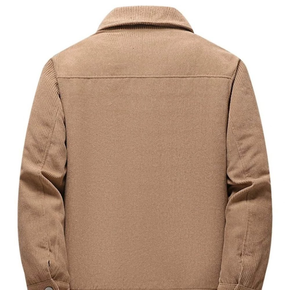 Brown Mens Teddy Lined Jacket - Picture 2 of 6